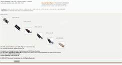 Desktop Screenshot of electronictransformer.com